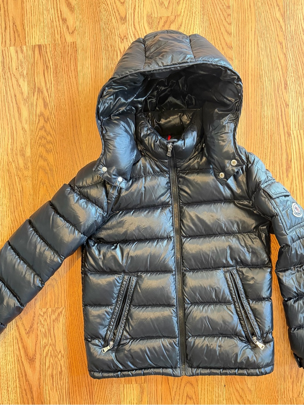 Boys Shiny Moncler Puffer Jacket